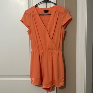 Coral bebe romper.